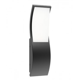 CLA-Ola: Exterior LED Surface Mounted Wavy Rectangular Wall Lights IP65 - 3000K